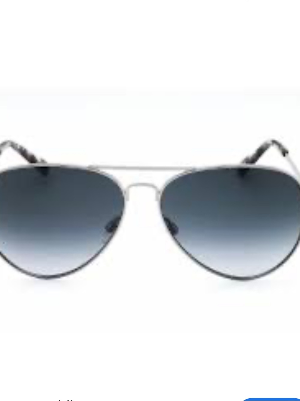 Banana Republic Aviator Metal Frame Sunglasses - Grey Lenses